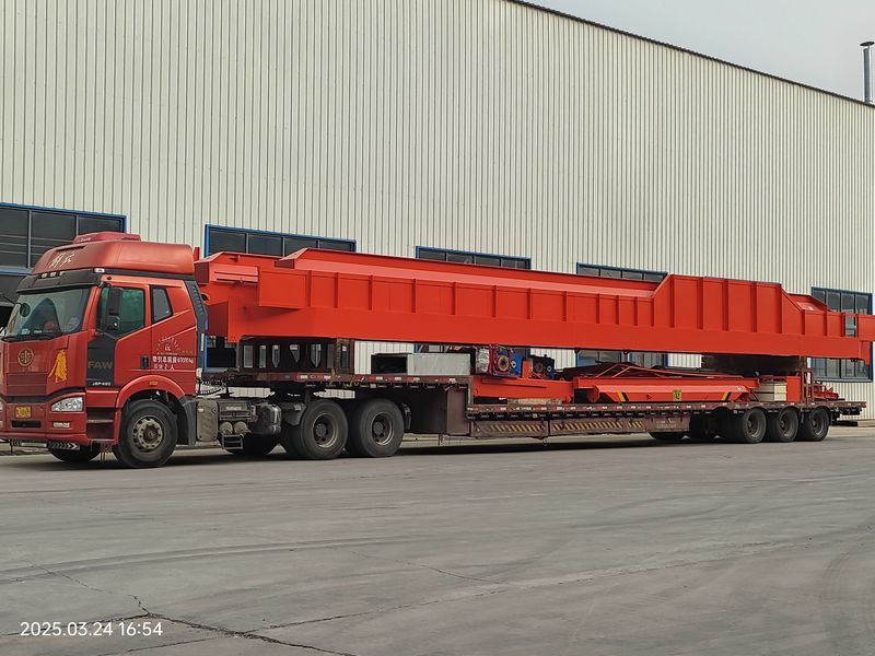 通用橋式起重機 QDXX32/5t—19.5m 電動單梁橋式起重機 2臺 LD10t—16.5m 制作完成，發往河北石家莊交付客戶使用。